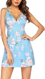 Nightgowns for Women Full Slips Night Dress Sexy Chemise V Neck Sleepwear, Large