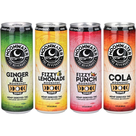 Moonwater Moonshot Hemp-Derived D9 Infused Drinks| 24ct