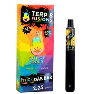 2.25-Gram Pot of Gold THCA + D8 Live Resin Disposable Dab Bar