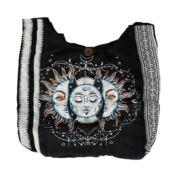 ThreadHeads Sun & Moon Striped Sling Bag - 15