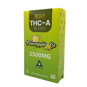 Roar THC-A Blend Disposable Vape 3500MG - Pineapple GO (Sativa)