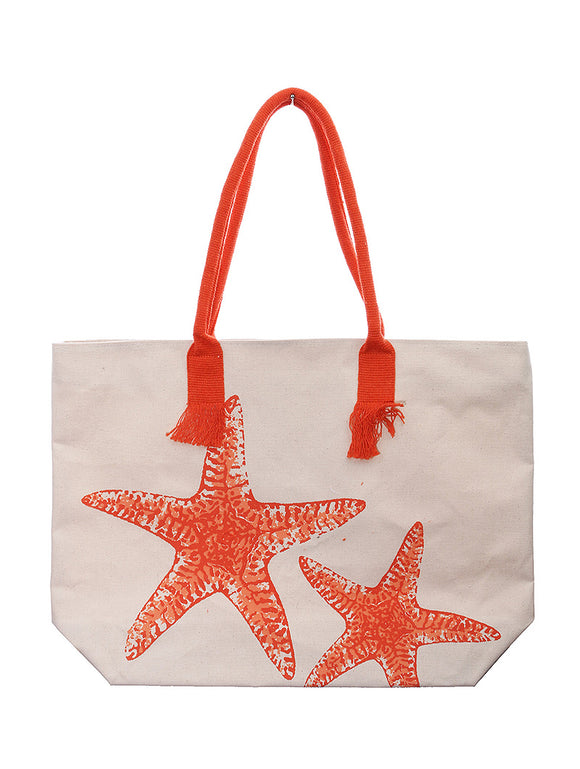 STARFISH PRINT BEACH TOTE - Presidential Brand (R)