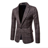 Mens Checkered Blazer - Presidential Brand (R)