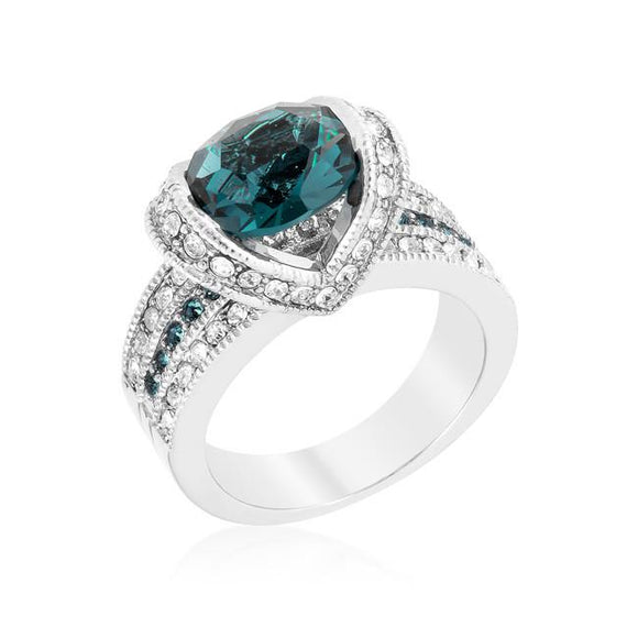 Ovaline Blue Lustrous Polished Ring - Presidential Brand (R)
