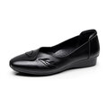 Women Shoes Leaf Comfortable Causal Slip On Flats - Presidential Brand (R)
