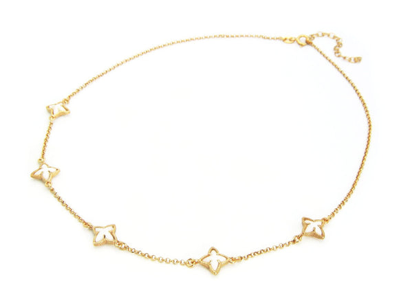 Mother of Pearl Stars Necklace - Presidential Brand (R)
