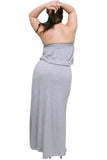Plus Size Women's Smocked Maxi Dress - Presidential Brand (R)
