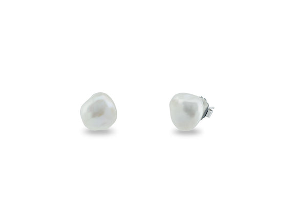 Pearls Designer's Choice Baroque Pearl Studs, 13-15mm - Presidential Brand (R)