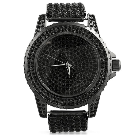 Black All Custom Watch Band - Presidential Brand (R)