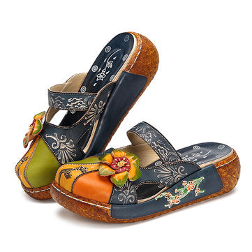 Leather Flats Loafers - Presidential Brand (R)