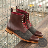 Women's Lace Up Captoe Boot