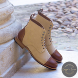 Women's Lace Up Captoe Boot