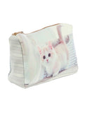 KITTEN PRINT VINYL POUCH WALLET - Presidential Brand (R)