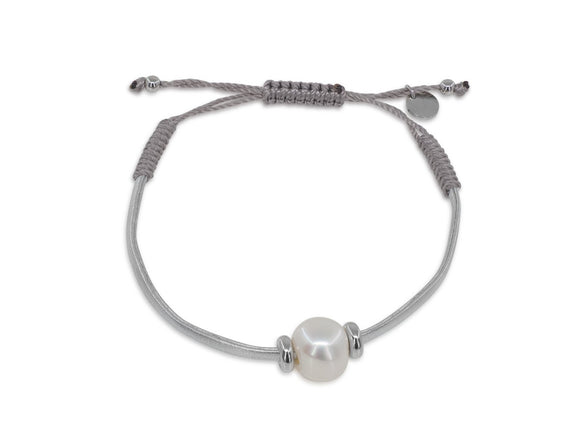 Pearl & Leather Bracelet - Presidential Brand (R)