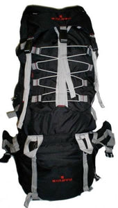 Waterproof 600D Rip-Stop Poly Mountain Camping Outdoor Backpack , Black - Presidential Brand (R)