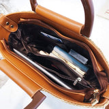 Embroidered Straw Crossbody Bag - Presidential Brand (R)