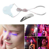 LED Eyelashes Eyelid False Eyelashes Unisex LED Light Eye Lash Fashion Icon - Presidential Brand (R)