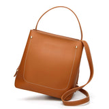 Womens Everyday Stylish Vegan Leather Bucket Bag - Presidential Brand (R)