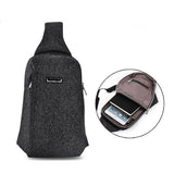 Mens Compact Side Crossbody Bag - Presidential Brand (R)