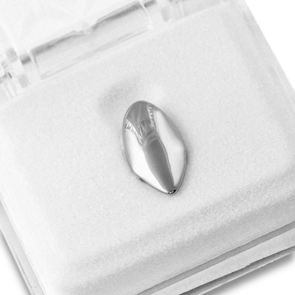 Fang Silver Grillz Single Tooth - Presidential Brand (R)