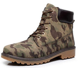 Mens Outdoor Boot Waterproof Army Style Faux Leather - Presidential Brand (R)