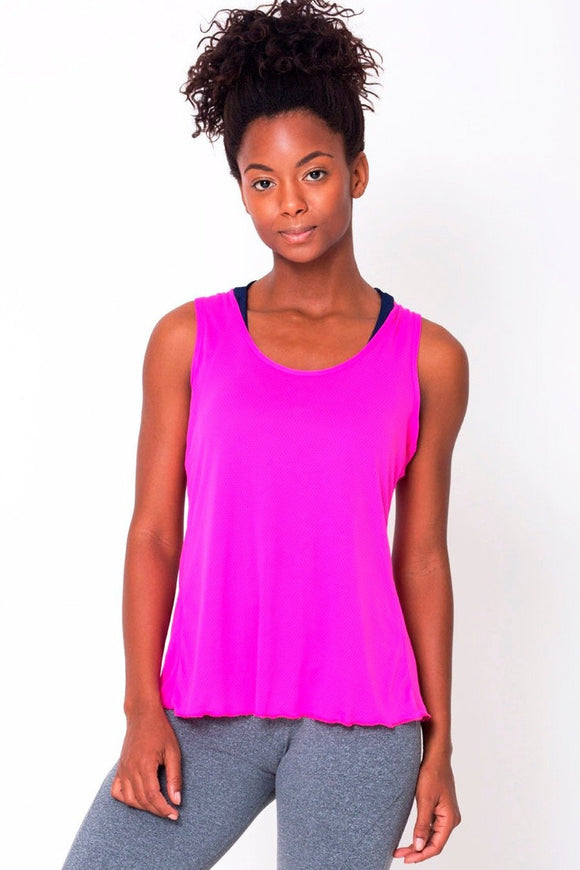Pink Crossover Back Tank - Presidential Brand (R)