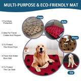 Washable Pet Diaper Mat Waterproof Dog Urine Pad Reusable Dogs Cat Diapers Pads Cute Paw Print Seat Cover Mats For Sofa Bed