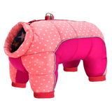 Reflective Dog Winter Clothes Coat Warm Dogs Down Jacket Jumpsuit Male/Female Pet Clothing Point Outfit For Small Medium Dogs