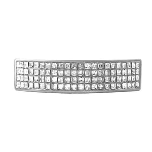 4 Row Grillz Rhodium Top - Presidential Brand (R)