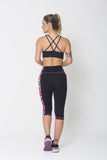 Pink Blur Capri Leggings - Presidential Brand (R)
