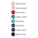 Lana Gemstone Tibetan Silver Earrings - Presidential Brand (R)