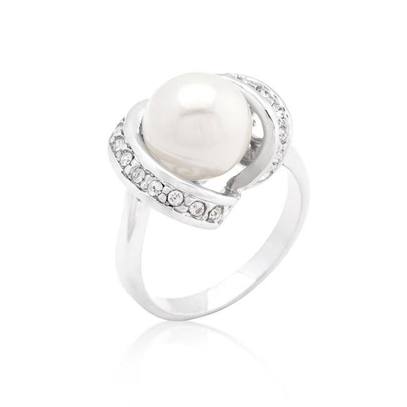 Single Pearl Cocktail Ring - Presidential Brand (R)