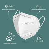 5 pcs/bag KN95 Face Mask PM2.5 Anti-fog Strong Protective Mouth Mask Respirator Reusable (not for medical use) - Presidential Brand (R)