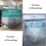 5 pcs/bag KN95 Face Mask PM2.5 Anti-fog Strong Protective Mouth Mask Respirator Reusable (not for medical use) - Presidential Brand (R)