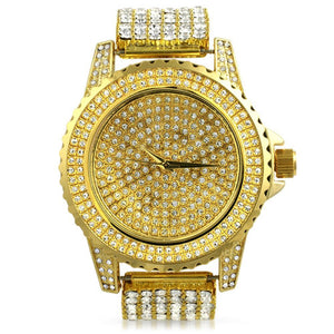 Gold All Custom Watch Iced Out Band - Presidential Brand (R)