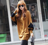 Womens Loose Fit Batwing Striped Top - Presidential Brand (R)