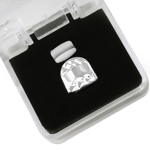 .925 Sterling Silver Diamond Cut Tooth Grillz - Presidential Brand (R)