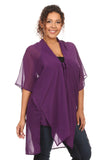 Plus Size Women's Front Tie Beach Dress Cove Up Swimwear Made in USA - Presidential Brand (R)