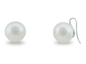 Nucleated Cultured Pearls Hook Earrings - Presidential Brand (R)