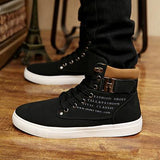 Mens Casual Daily High Top Ankle Faux Leather Boots - Presidential Brand (R)