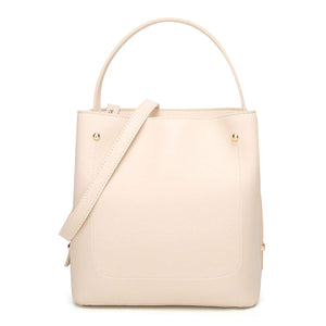 Womens Everyday Stylish Vegan Leather Bucket Bag - Presidential Brand (R)