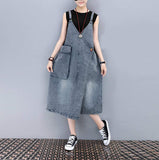 Womens Denim Dress with Pocket - Presidential Brand (R)