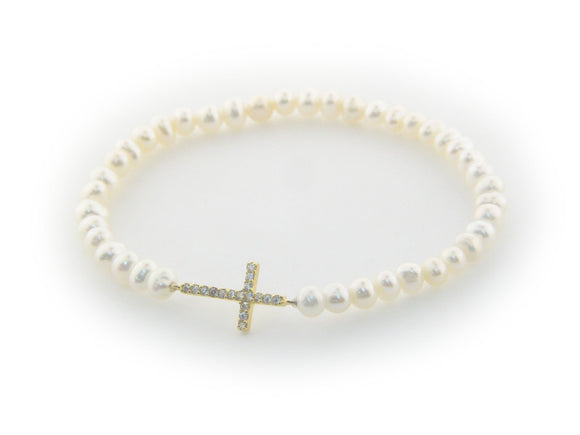 Cross Pearls Bracelet - Presidential Brand (R)