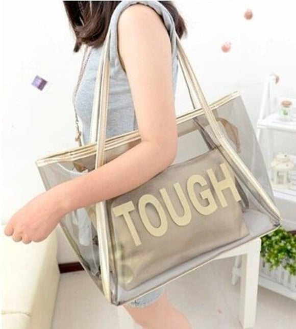 Clear Tote Bag with Detachable Inner Bag - Presidential Brand (R)