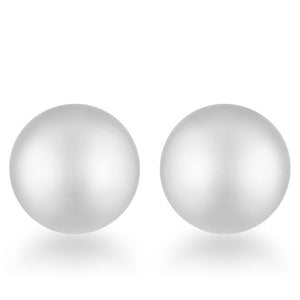 Julie Rhodium Sphere Stud Earrings - Presidential Brand (R)