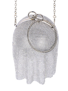 RHINESTONE METAL BALL PURSE - Presidential Brand (R)