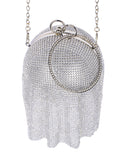 RHINESTONE METAL BALL PURSE - Presidential Brand (R)