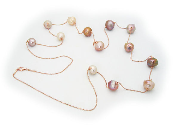 MultiColor Sliding Pearls Necklace - Presidential Brand (R)