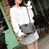 Womens Two Way Zipper Shoulder Bag - Presidential Brand (R)