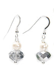 Kristin Pearl and Crystal Earrings - Presidential Brand (R)